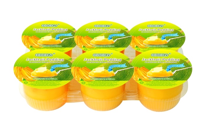 Budino con gelatina di cocco e Jackfruit - Cocon 708g. (6 pz) Budino con gelatina di cocco e Jackfruit - Cocon 708g. (6 pz)